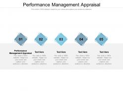 Performance management appraisal ppt powerpoint presentation show icon cpb