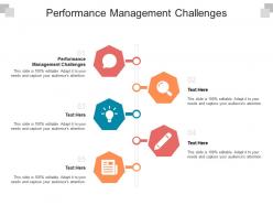 Performance management challenges ppt powerpoint presentation ideas demonstration cpb
