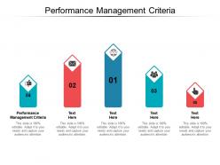 Performance management criteria ppt powerpoint presentation professional cpb