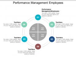 Performance management employees ppt powerpoint presentation summary show cpb