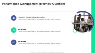 Performance Management Interview Questions In Powerpoint And Google Slides Cpb