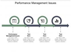 Performance management issues ppt powerpoint presentation model background image cpb