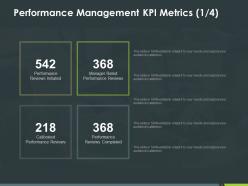 Performance management kpi metrics 1 4 ppt powerpoint presentation styles shapes