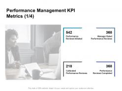 Performance management kpi metrics reviews ppt powerpoint presentation slide