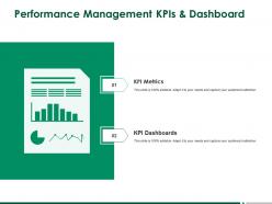Performance management kpis and dashboard a259 ppt powerpoint presentation icon example
