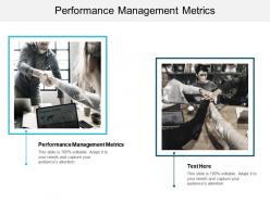 Performance management metrics ppt powerpoint presentation styles aids cpb