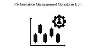 Performance Management Monotone Icon In Powerpoint Pptx Png And Editable Eps Format