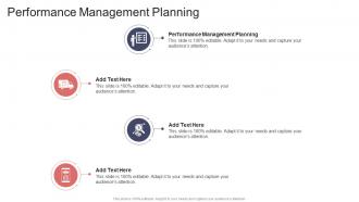 Performance Management Planning In Powerpoint And Google Slides Cpb