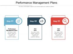 Performance management plans ppt powerpoint presentation portfolio example cpb