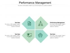 Performance management ppt powerpoint presentation infographic template show cpb