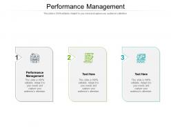 Performance management ppt powerpoint presentation show graphic tips cpb