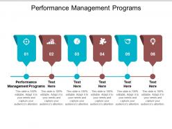 Performance management programs ppt powerpoint presentation summary styles cpb