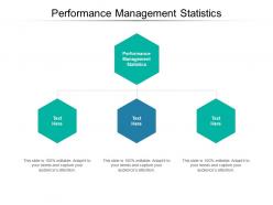 Performance management statistics ppt powerpoint presentation visual aids cpb