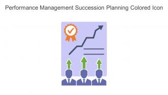 Performance Management Succession Planning Colored Icon In Powerpoint Pptx Png And Editable Eps Format
