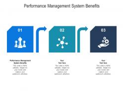 Performance management system benefits ppt powerpoint presentation model styles cpb