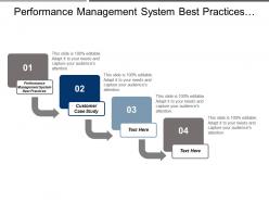 Performance management system best practices customer case study cpb