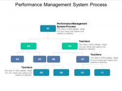 Performance management system process ppt powerpoint presentation slides maker cpb