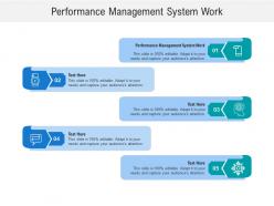 Performance management system work ppt powerpoint presentation icon sample cpb