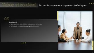 Performance Management Techniques Powerpoint Presentation Slides Slides Adaptable