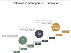 Performance management techniques ppt powerpoint presentation show layout cpb