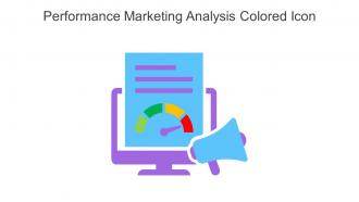 Performance Marketing Analysis Colored Icon In Powerpoint Pptx Png And Editable Eps Format