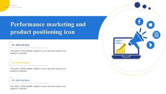 Performance Marketing And Product Positioning Icon