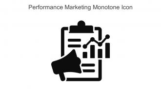 Performance Marketing Monotone Icon In Powerpoint Pptx Png And Editable Eps Format