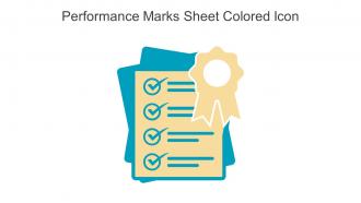 Performance Marks Sheet Colored Icon In Powerpoint Pptx Png And Editable Eps Format