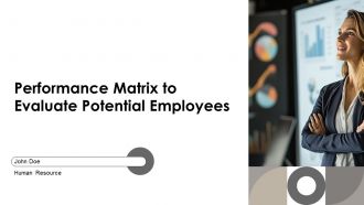 Performance Matrix To Evaluate Potential Employees In The Organization PPT Demonstration AT