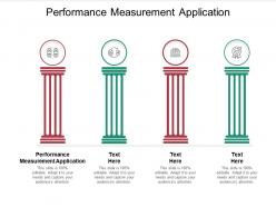 Performance measurement application ppt powerpoint presentation gallery mockup cpb