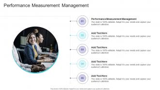 Performance Measurement Management In Powerpoint And Google Slides Cpb