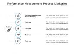 Performance measurement process marketing ppt powerpoint presentation visual aids gallery cpb