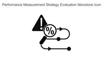 Performance Measurement Strategy Evaluation Monotone Icon In Powerpoint Pptx Png And Editable Eps Format