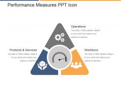 Performance measures ppt icon