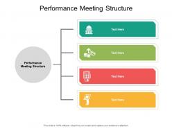 Performance meeting structure ppt powerpoint presentation infographic template pictures cpb