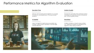 Performance Metrics For Algorithm Evaluation Metaheuristic Algorithms PPT Example ST AI SS