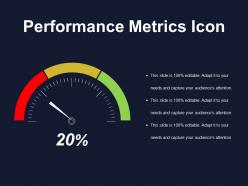 Performance metrics icon powerpoint images