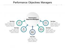 Performance objectives managers ppt powerpoint presentation professional visuals cpb