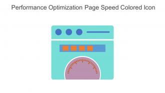 Performance Optimization Page Speed Colored Icon In Powerpoint Pptx Png And Editable Eps Format