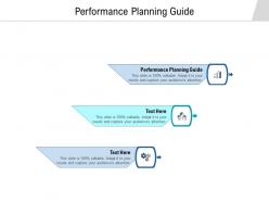 Performance planning guide ppt powerpoint presentation portfolio demonstration cpb