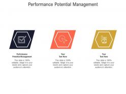 Performance potential management ppt powerpoint presentation icon samples cpb