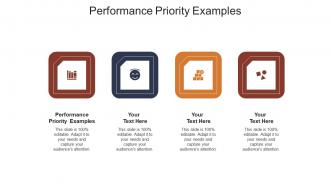 Performance priority examples ppt powerpoint presentation layouts elements cpb
