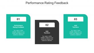 Performance Rating Feedback Ppt Powerpoint Presentation Pictures Slides Cpb