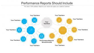 Performance reports should include ppt powerpoint presentation professional design ideas cpb