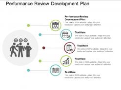 Performance review development plan ppt powerpoint presentation infographic cpb