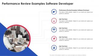 Performance Review Examples Software Developer In Powerpoint And Google Slides Cpb