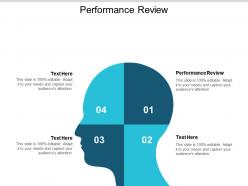 Performance review ppt powerpoint presentation icon example cpb