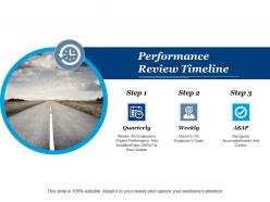 Performance review timeline ppt powerpoint presentation file deck