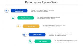Performance Review Work Ppt Powerpoint Presentation Model Brochure Cpb