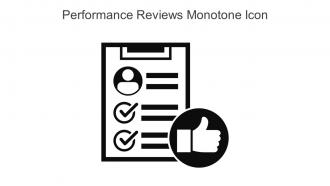 Performance Reviews Monotone Icon In Powerpoint Pptx Png And Editable Eps Format